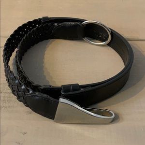 Chicos braided black belt